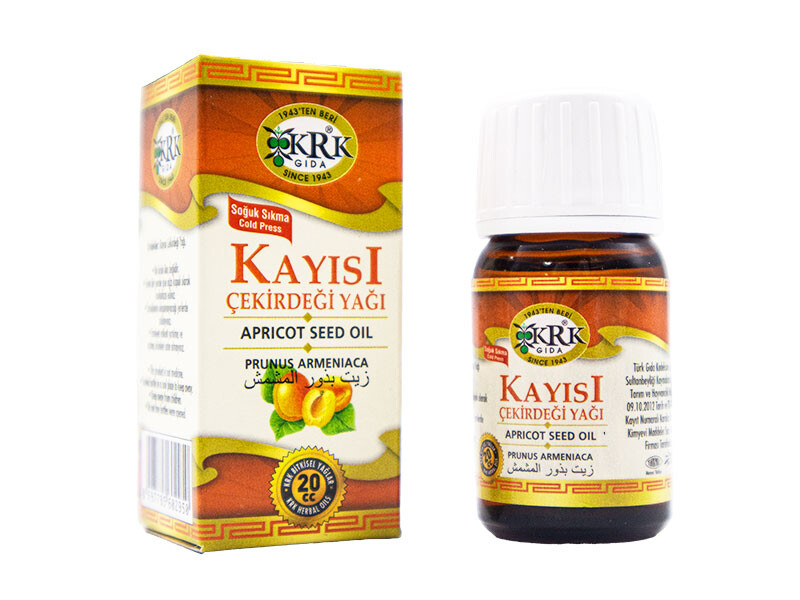 Kayısı Çekirdeği Yağı 20 CC 12 Adet - KRK GIDA