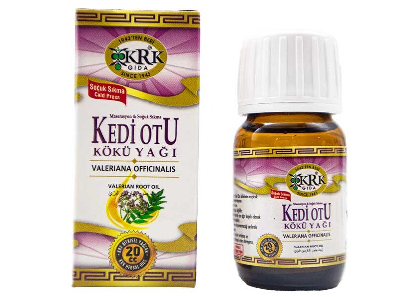 Kedi Otu Kökü Yağı 20 CC 12 Adet - KRK GIDA