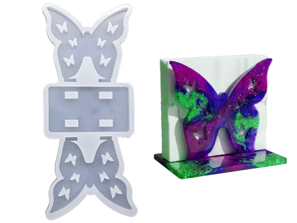 Kelebek Model Peçetelik Epoksi Kalıbı EPK-892 - 1