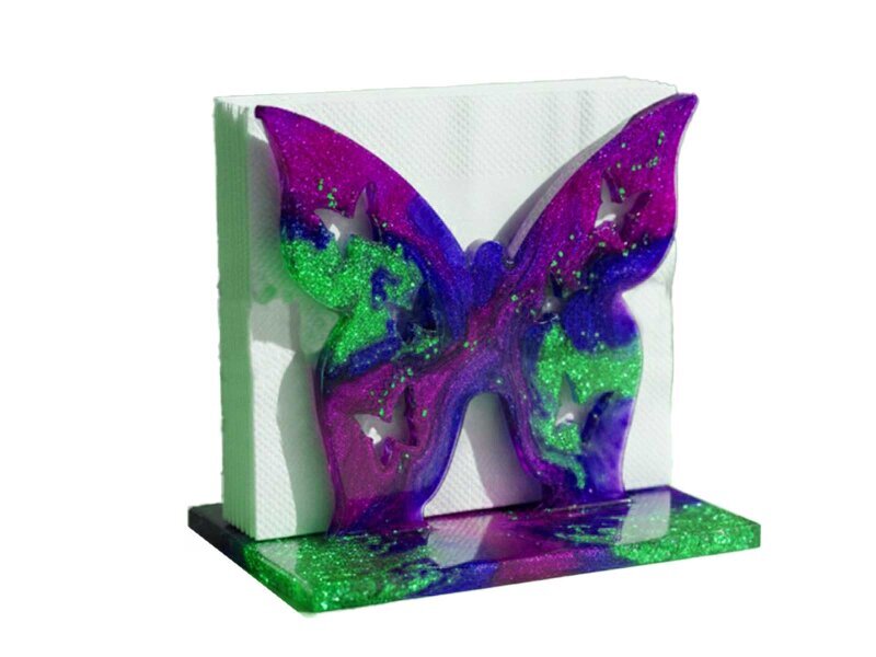 Kelebek Model Peçetelik Epoksi Kalıbı EPK-892 - 2