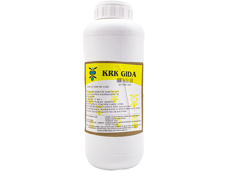 Kenevir Tohumu Yağı 1 KG - KRK GIDA
