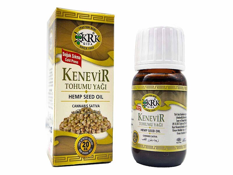 Kenevir Tohumu Yağı 20 CC - KRK GIDA