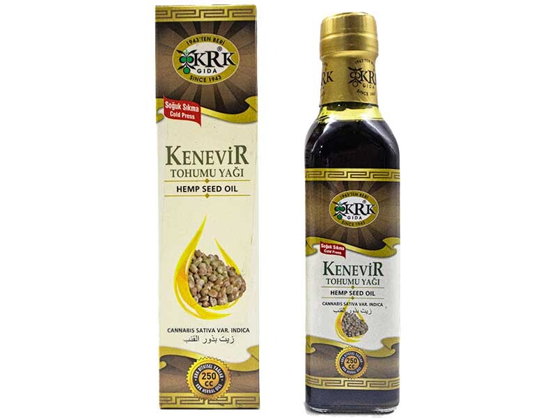 Kenevir Tohumu Yağı 250 CC - KRK GIDA