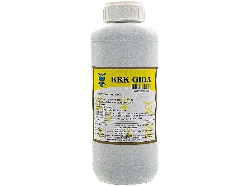 Kereviz Tohumu Yağı 1 KG - KRK GIDA