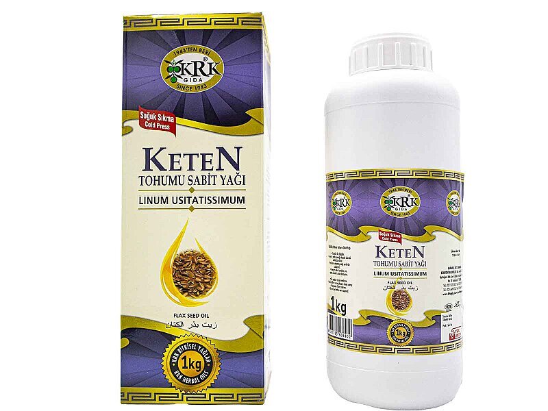 Keten Tohumu Yağı 1 KG - KRK GIDA
