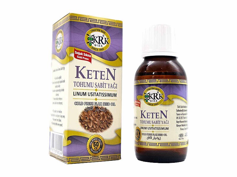 Keten Tohumu Yağı 50 CC 12 Adet - 2
