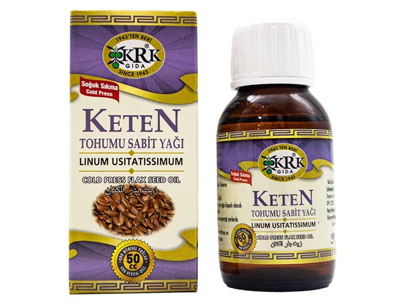 Keten Tohumu Yağı 50 CC - KRK GIDA
