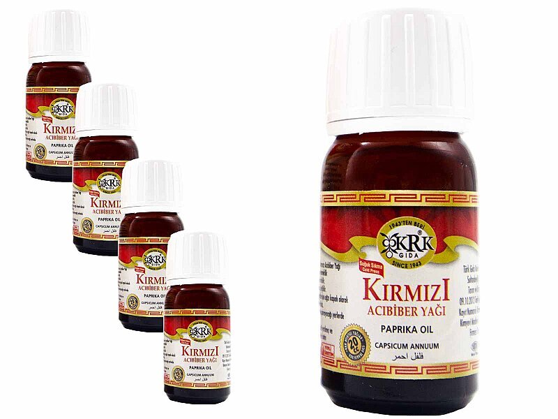 Kırmızı Acıbiber Yağı 20 CC 12 Adet - 1