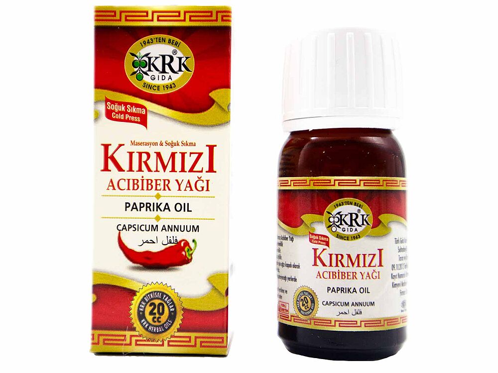 Kırmızı Acıbiber Yağı 20 CC 12 Adet - 2