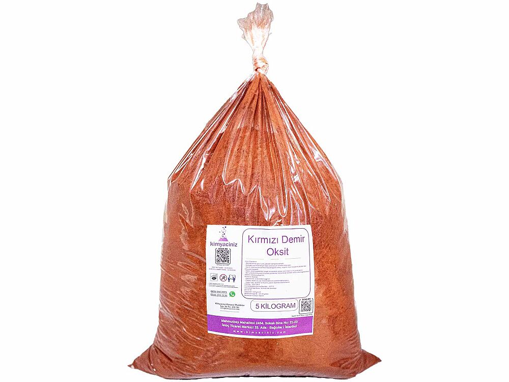 Kırmızı Demir Oksit 5 KG - 1