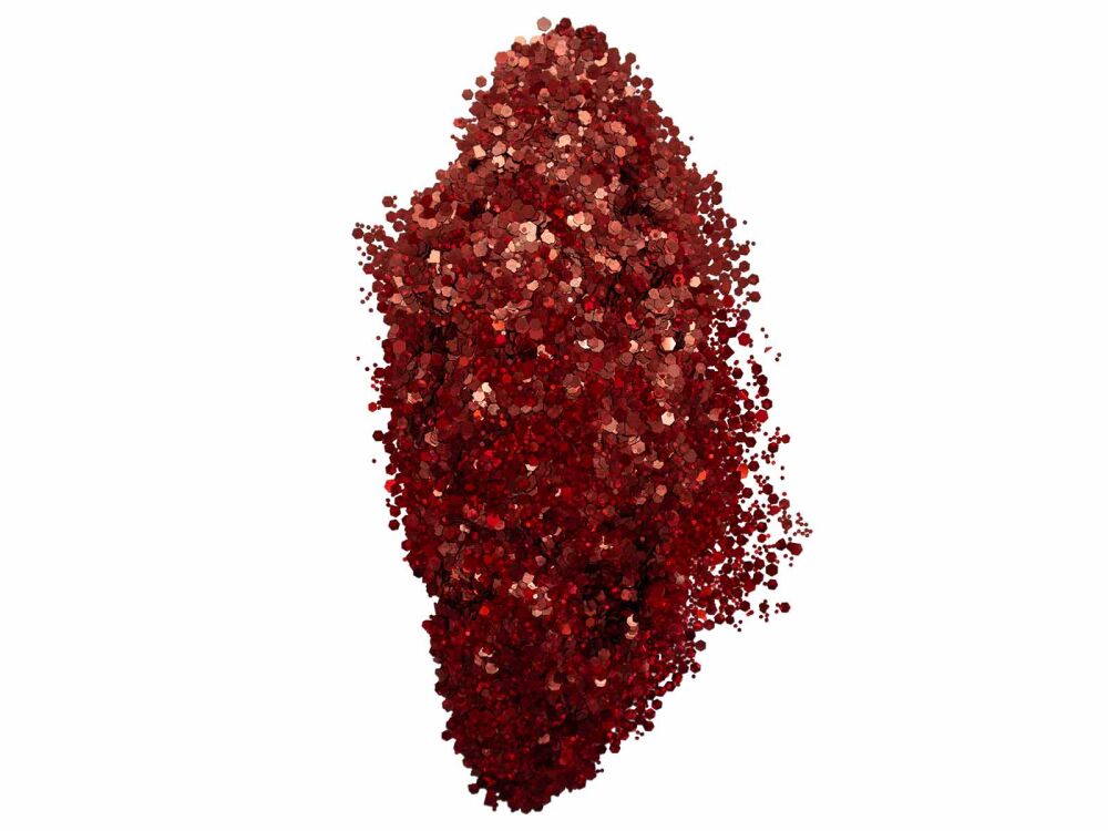Kırmızı Glitter Süsleme Aksesuarı 25 GR - 1