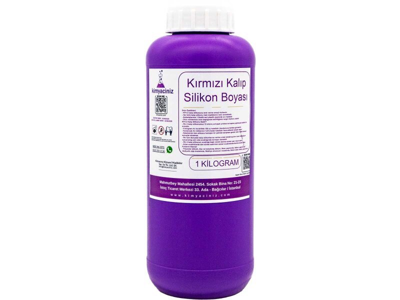 Kırmızı Kalıp Silikon Boyası 1 KG - Kimyacınız