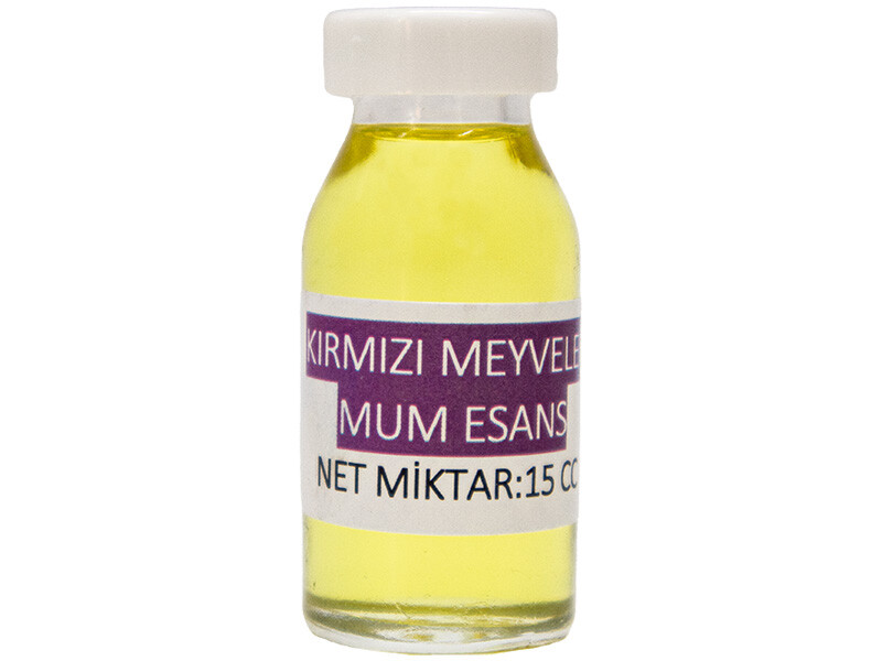 Kırmızı Meyveler Mum Esansı 15 CC - Kimyacınız