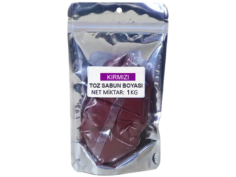 Kırmızı Toz Doğal Sabun Boyası 1 KG - Kimyacınız