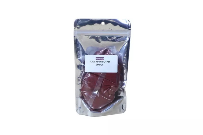 Kırmızı Toz Doğal Sabun Boyası 100 GR - Kimyacınız