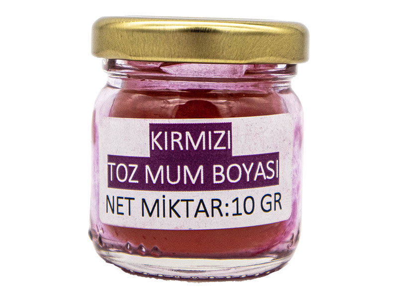 Kırmızı Toz Mum Boyası 10 GR - 1