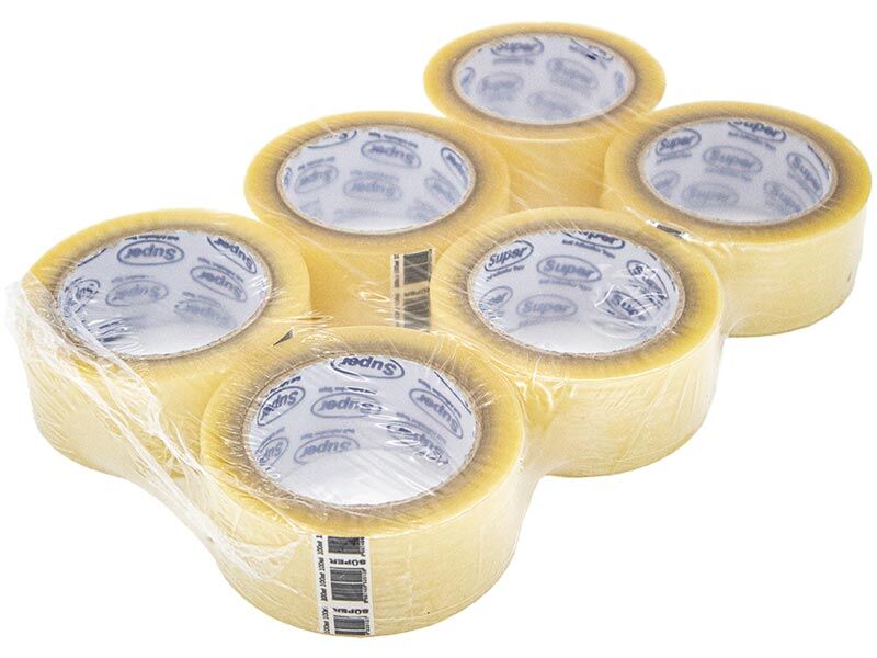 Koli Bandı 45 Mm X 100 Mt 6 Adet Şeffaf - 1