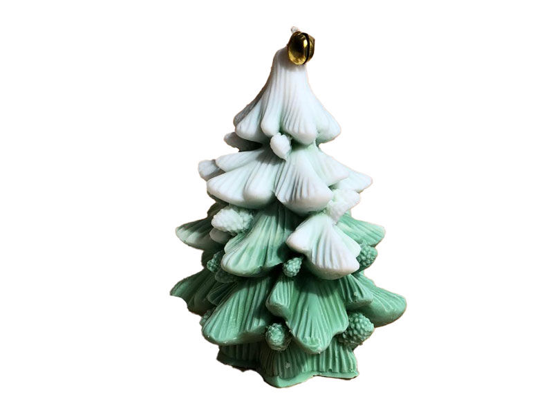 Kozalaklı Çam Ağacı Silikon Mum Kalıbı M-80 - 4