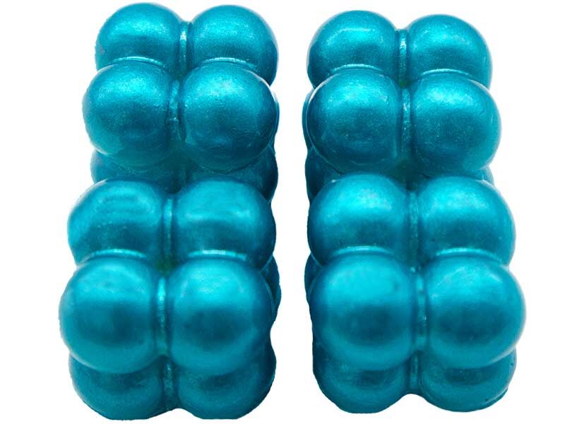 Küçük 4'lü Bubble Silikon Mum Kalıbı M-186 - 6