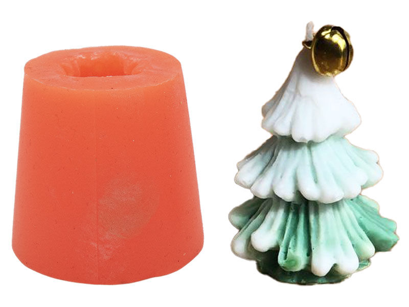 Küçük Çam Ağacı Silikon Mum Kalıbı M-250 - 1