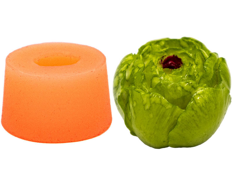 Küçük Şakayık Gül Silikon Mum Kalıbı M-252 - 1