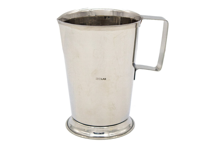 Kulplu Paslanmaz Çelik Beher 1000 ML - 1