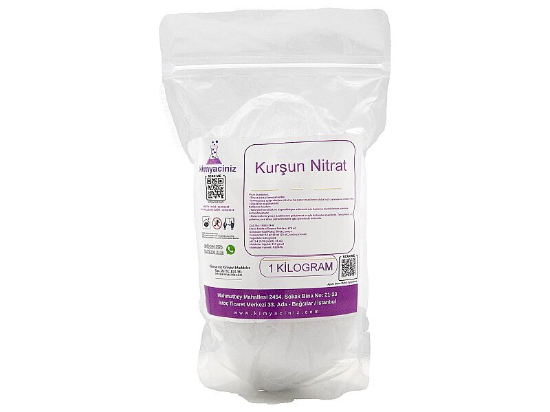 Kurşun Nitrat 1 KG - Kimyacınız