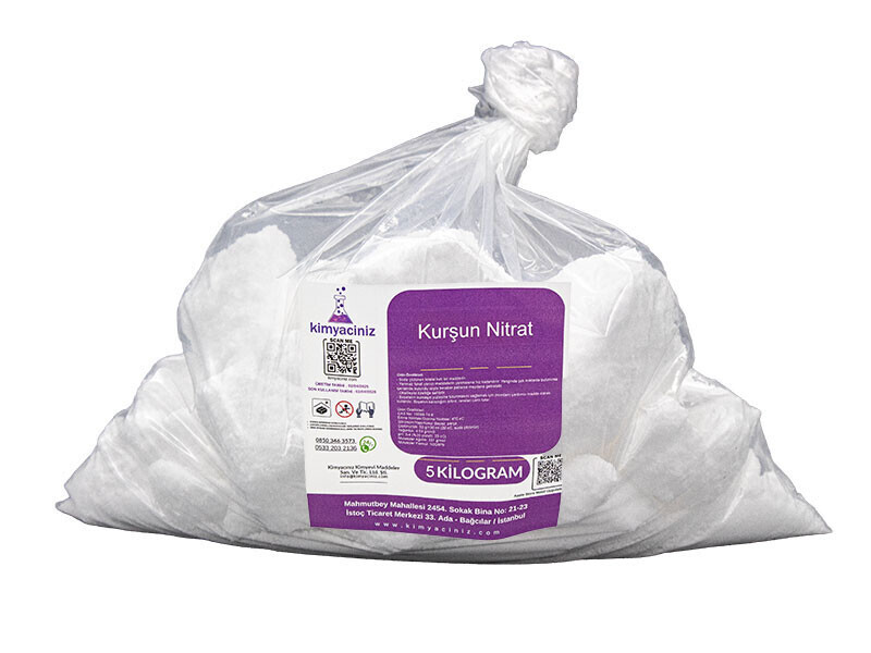 Kurşun Nitrat 5 KG - Kimyacınız