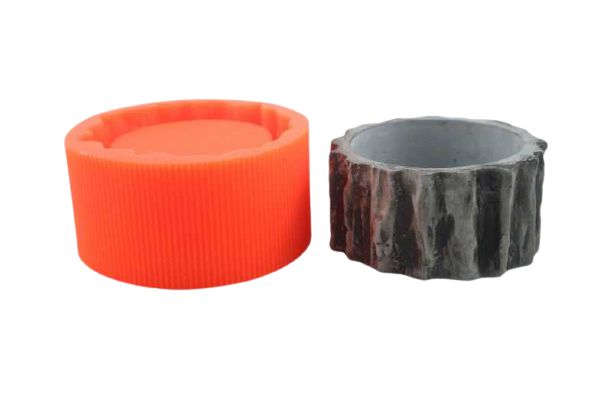 Kütük Beton Saksı Silikon Kalıp B-33 - Kimyacınız