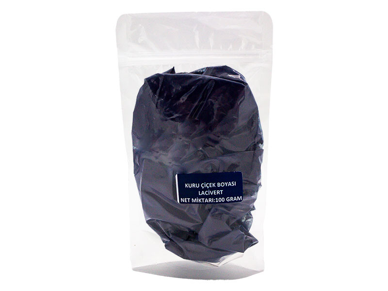 Lacivert Kuru Çiçek Boyası 100 GR - Kimyacınız