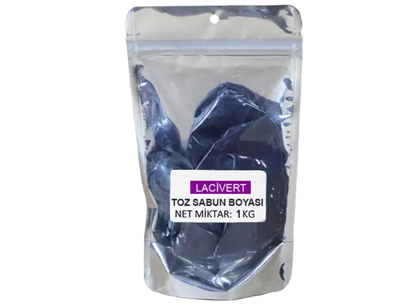 Lacivert Toz Doğal Sabun Boyası 1 KG - Kimyacınız