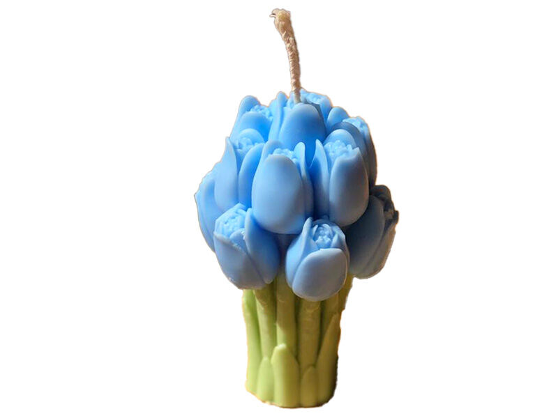 Lale Buketi Mum Kalıbı M-289 - 3