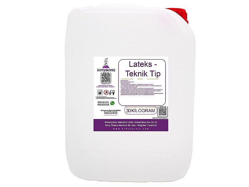 Lateks - Teknik Tip 30 KG - Kimyacınız