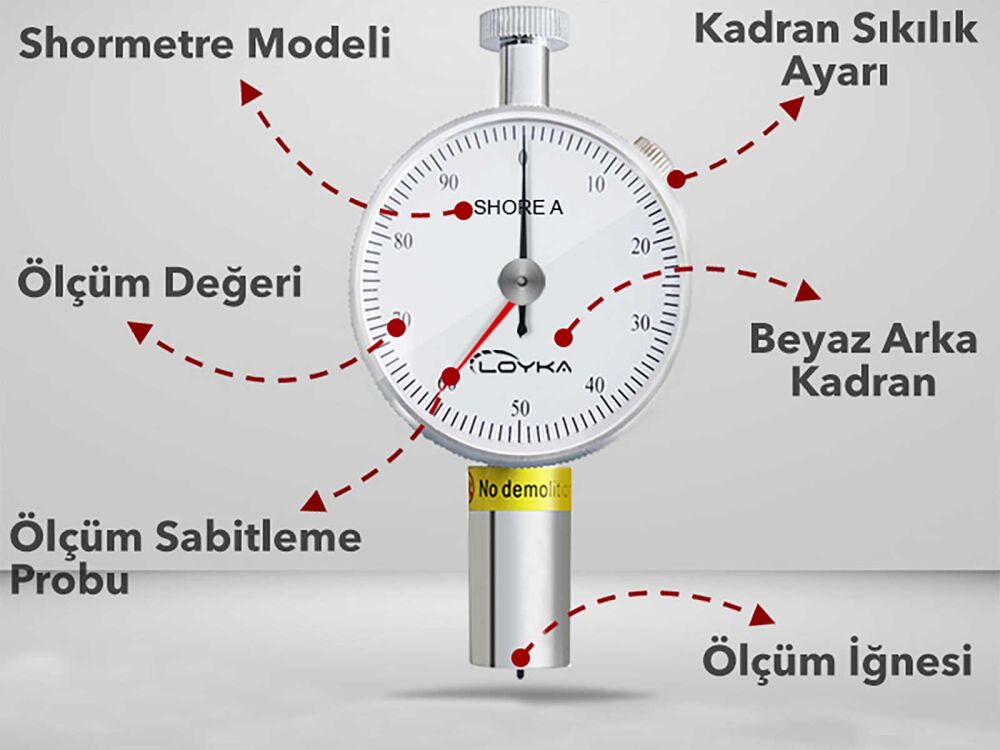 Loyka LXA2 Çift İbreli Sertlik Ölçer Shore A - 3