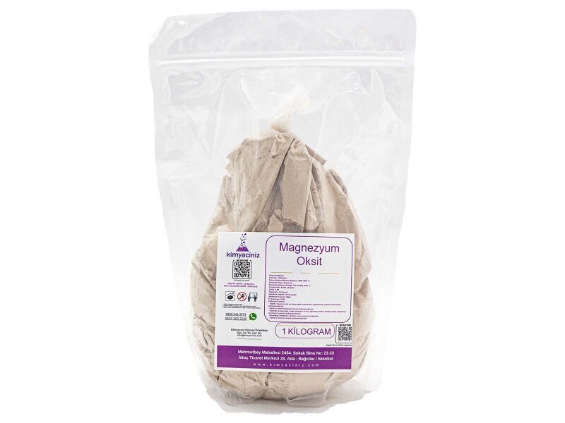 Magnezyum Oksit 1 KG - Kimyacınız