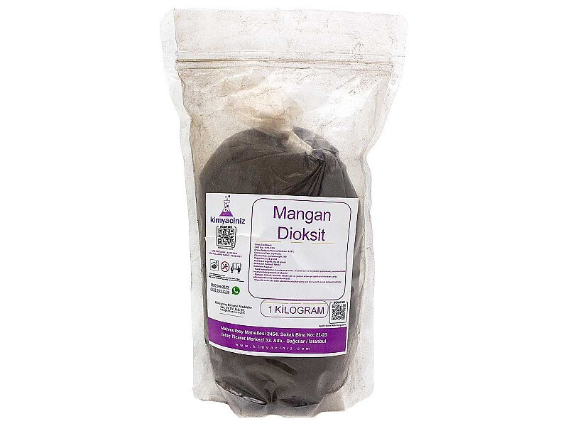 Mangan Dioksit 1 KG - Kimyacınız