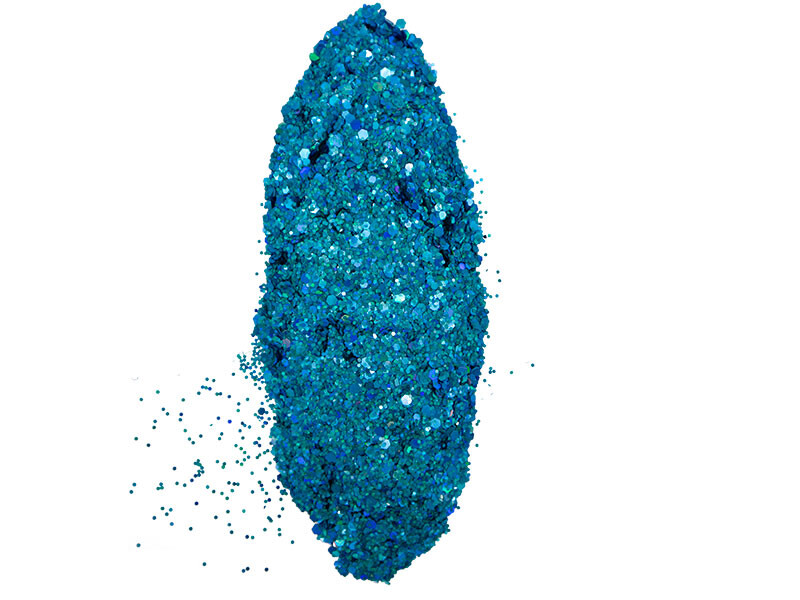 Mavi Glitter Sim Süsleme Aksesuarı 100 GR - 2