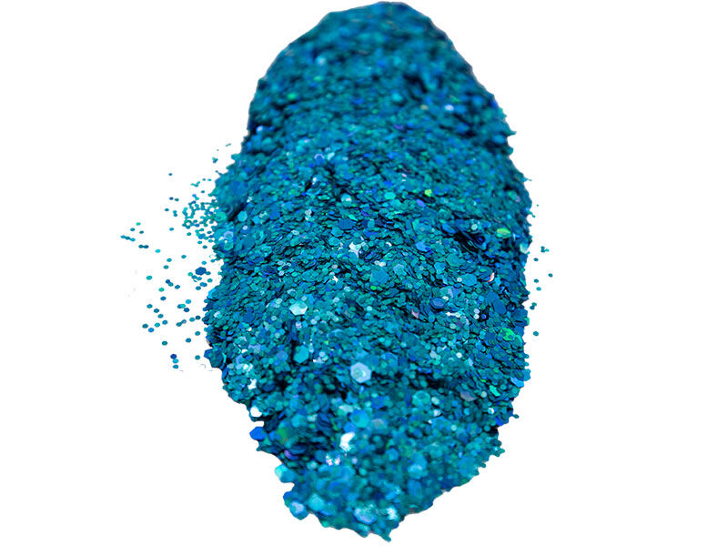 Mavi Glitter Sim Süsleme Aksesuarı 100 GR - 1