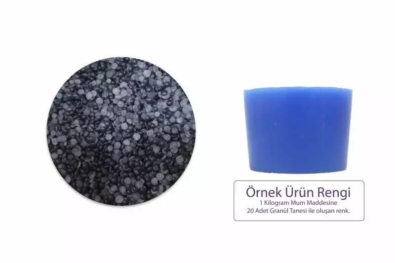 Mavi Granül Mum Boyası 10 GR - 2