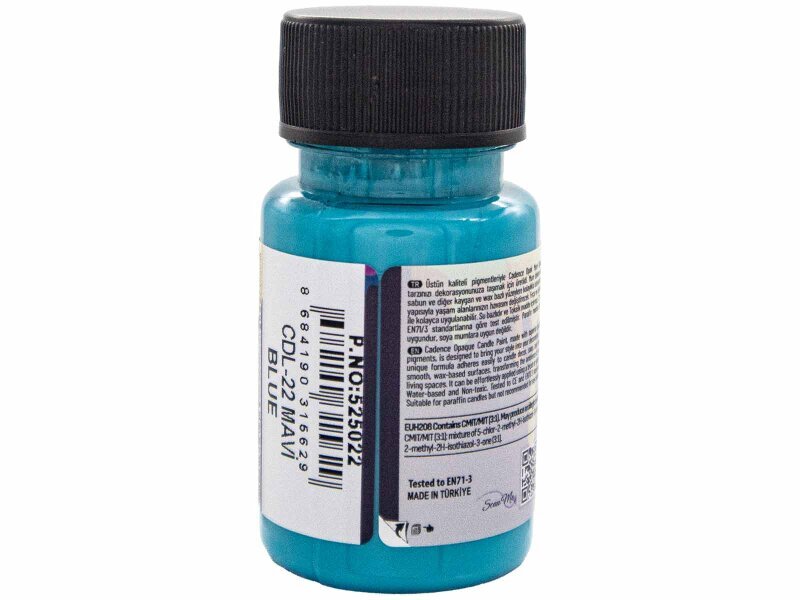 Mavi Opak Mum Boyası Cadence CDL 22 50 ml - 2
