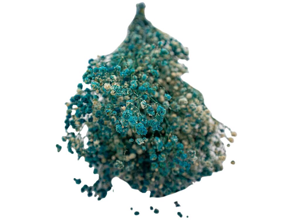 Mavi Şoklanmış Cipso - Kuru Çiçek Demeti - 3