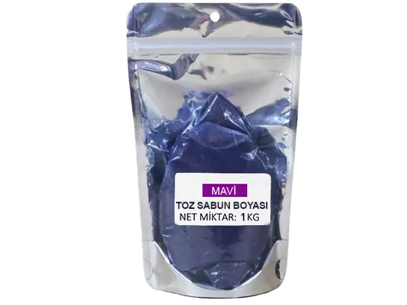 Mavi Toz Doğal Sabun Boyası 1 KG - 1