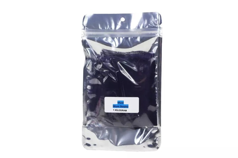 Mavi Toz Mum Boyası 1 KG - Kimyacınız