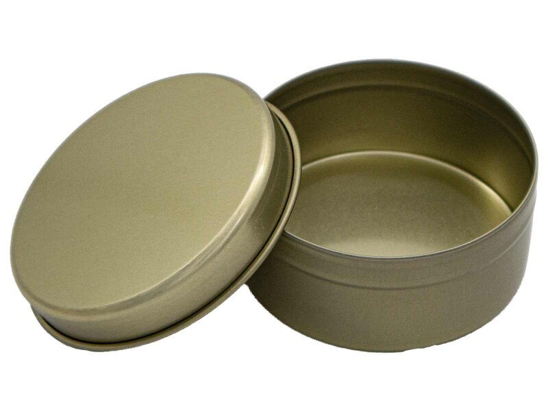 Metal Mum Kutusu Altın Sarısı 180 CC - 100 Adet - 4