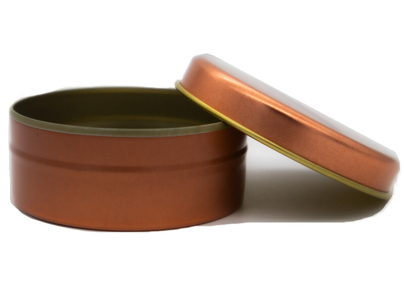 Metal Mum Kutusu Bronz 75 CC - 100 Adet - Kimyacınız