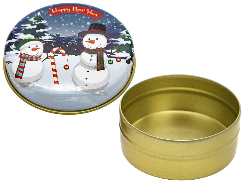 Metal Mum Kutusu Seti Yılbaşı Serisi 75 CC - 9 Adet - 2