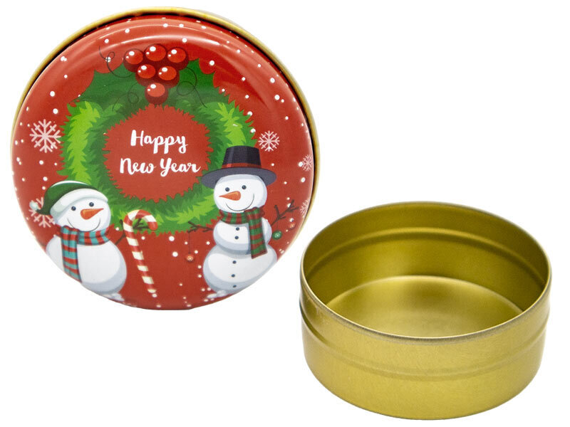 Metal Mum Kutusu Seti Yılbaşı Serisi 75 CC - 9 Adet - 9