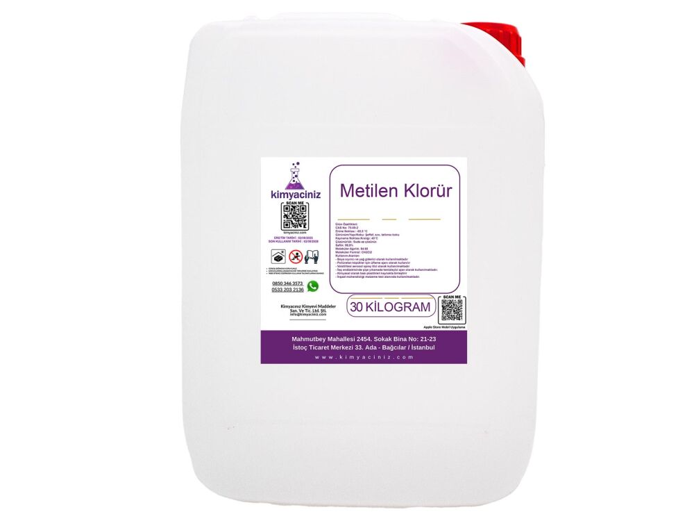 Metilen Klorür 30 KG - 1