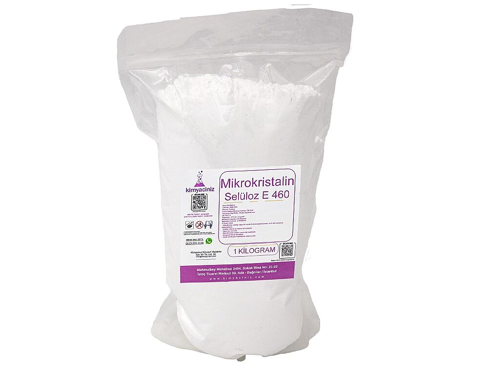 Mikrokristalin Selüloz E 460 1 KG - 1