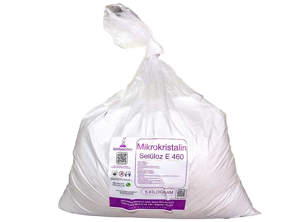 Mikrokristalin Selüloz E 460 5 KG - 1